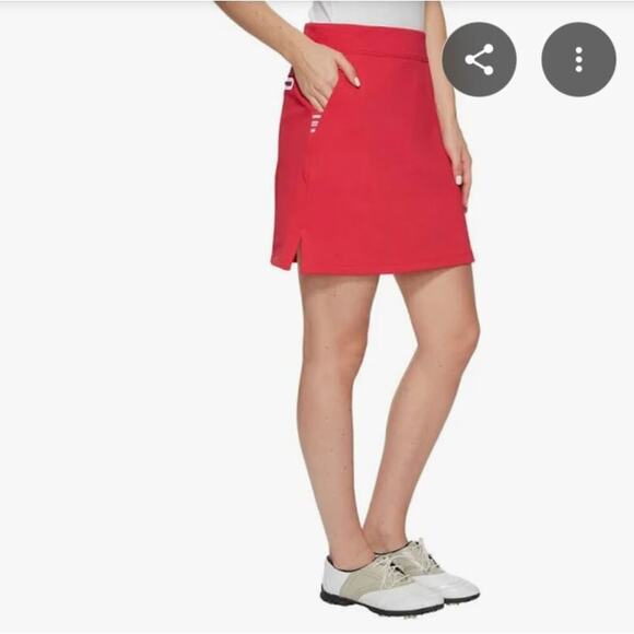 Vineyard Vines Pink 17" Side-Zip Golf Skort - Size XL - Picture 13 of 16